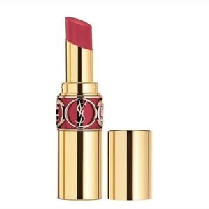 New YSL Rouge Volupte Shine #86 Mauve Cuir Full Size Oil-In-Stick Lipstick
